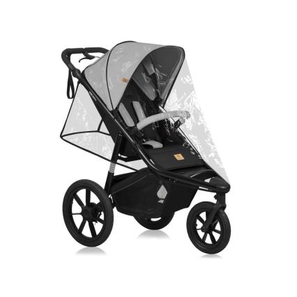 Lionelo - Poussette sportive AZURA noir/gris