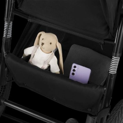 Lionelo - Poussette sportive AZURA noir/gris