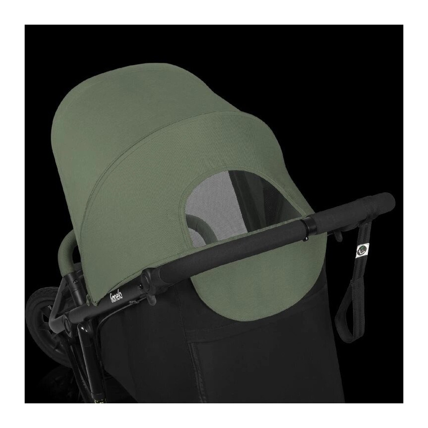 Lionelo - Poussette sportive AZURA noire/verte