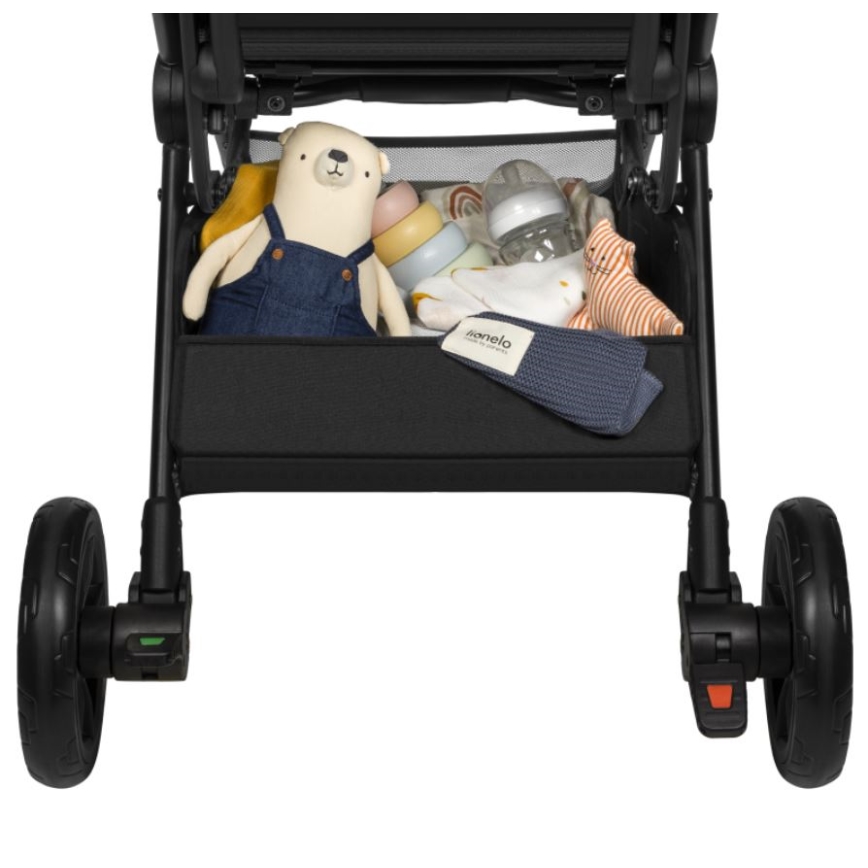 Lionelo - Poussette sportive CLOE noir/gris