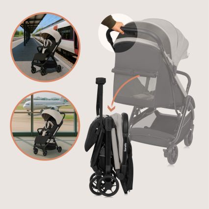 Lionelo - Poussette sportive JULIE AIR Beige Sable