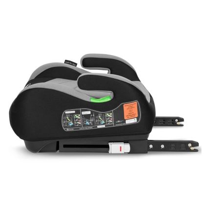 Lionelo - Rehausseur pour voiture LUUK FIX i-Taille 125-150 cm noir/gris