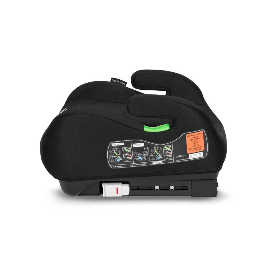 Lionelo - Rehausseur pour voiture LUUK FIX i-Taille 125-150 cm noir