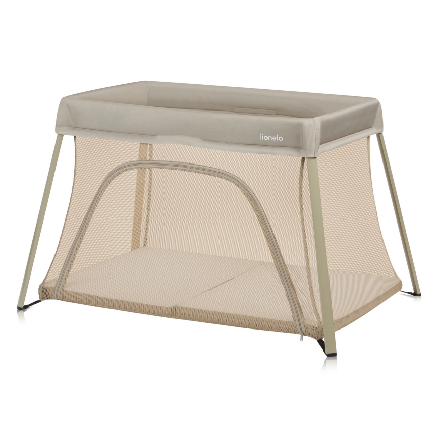 Lionelo - Reisbed 3-in-1 ALICE Beige Olijfgroen