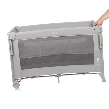 Lionelo - Reisbed 3-in-1 ELLEN Grijs Concrete