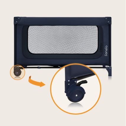 Lionelo - Reisbed JASMIN EASY FOLD navyblauw