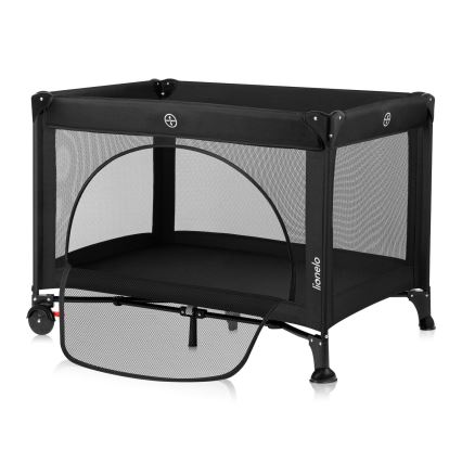 Lionelo - Reisbed LAURA Black Carbon