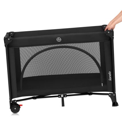Lionelo - Reisbed LAURA Black Carbon