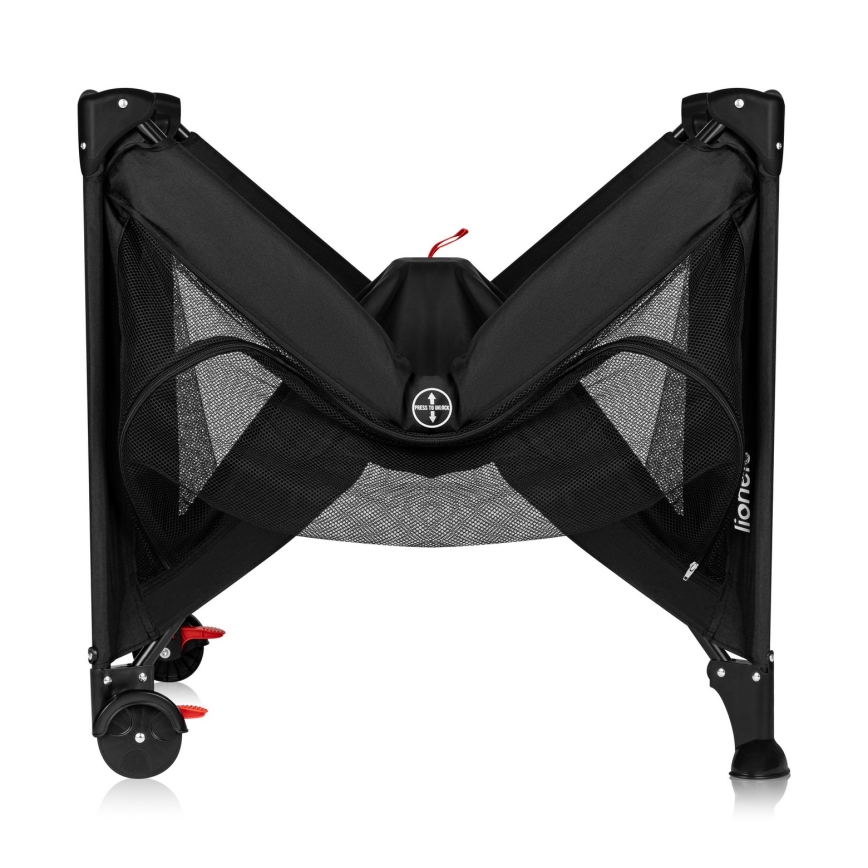 Lionelo - Reisbed LAURA Black Carbon