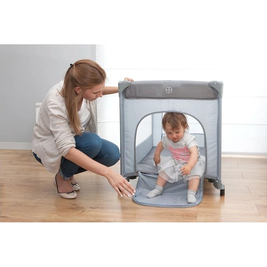 Lionelo - Reisbed STEFI grijs