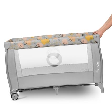 Lionelo - Reisbed STEFI PLUS Roze/Geel