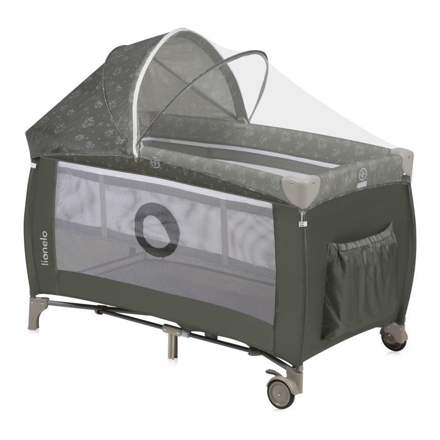 Lionelo - Reisbed SVEN PLUS Beige Olijf