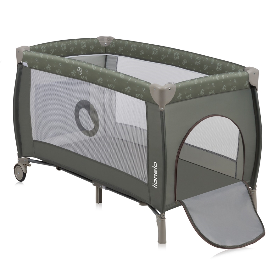 Lionelo - Reisbed SVEN PLUS Beige Olijf