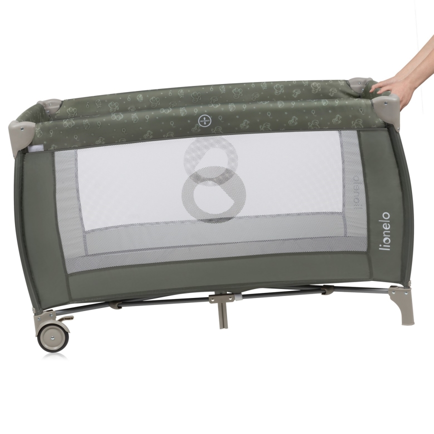 Lionelo - Reisbed SVEN PLUS Beige Olijf