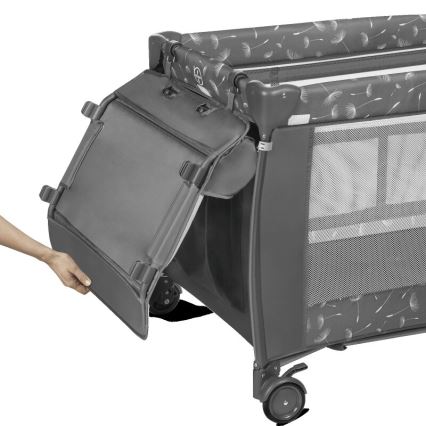 Lionelo - Reisbed SVEN PLUS grijs