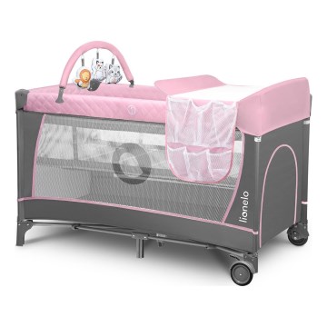 Lionelo - Reisbedje FLOWER Flamingo