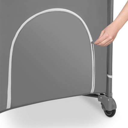 Lionelo - Reisbedje FLOWER Grey Stone