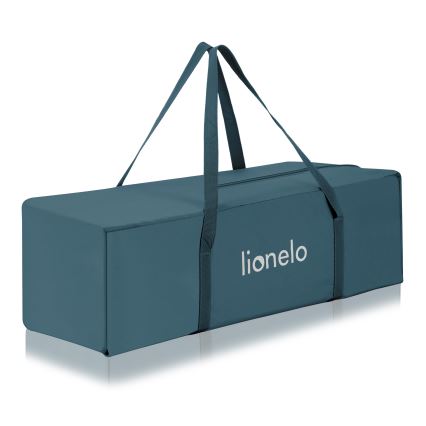 Lionelo - Reisbedje FLOWER Groen-turkoois