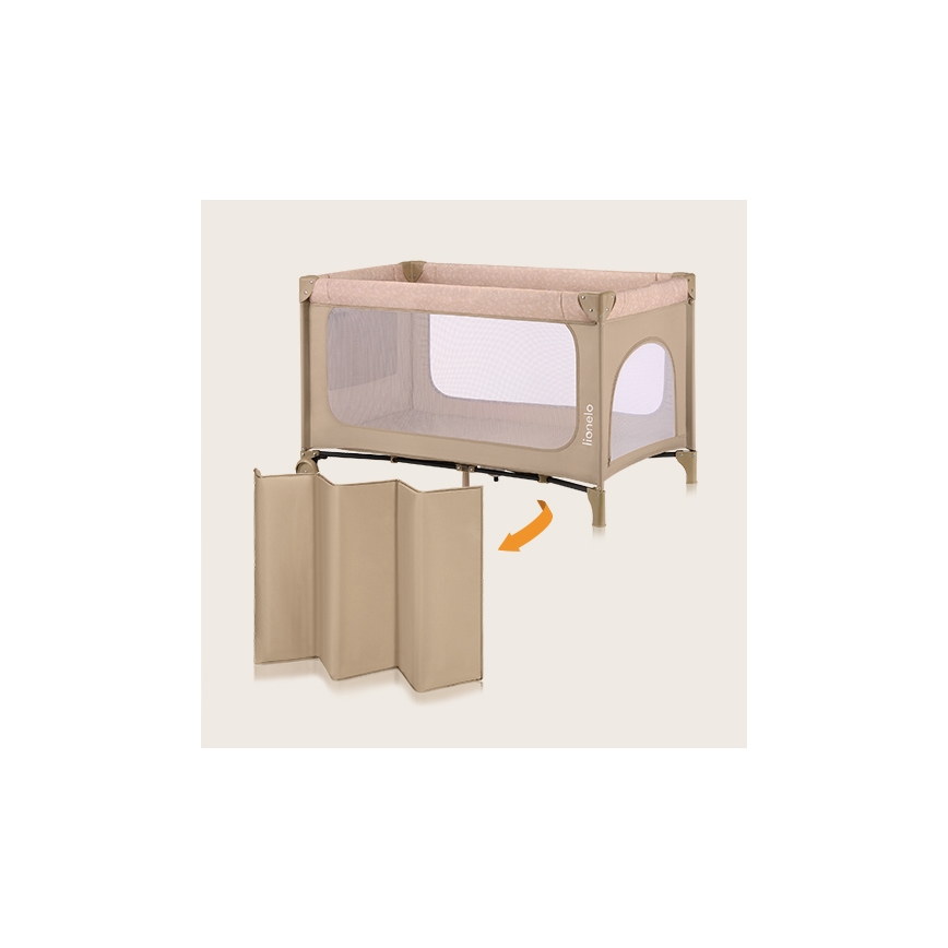 Lionelo - Reisbedje JASMIN EASY FOLD Beige zand