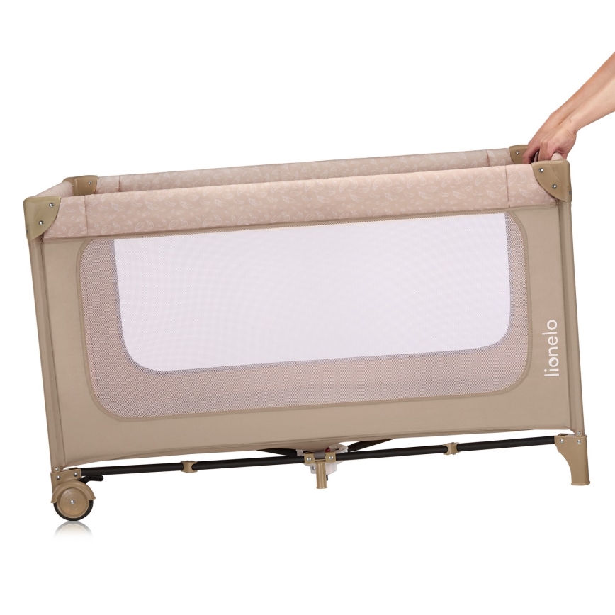 Lionelo - Reisbedje JASMIN EASY FOLD Beige zand