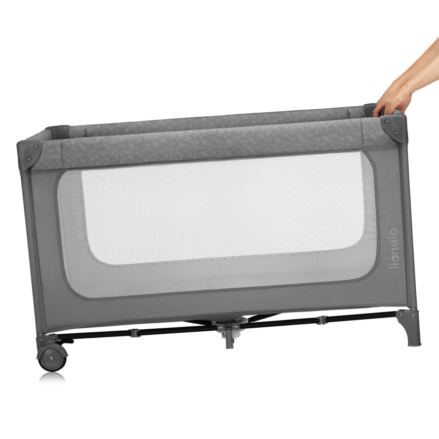 Lionelo - Reisbedje JASMIN EASY FOLD Grey Stone