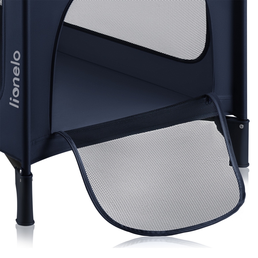 Lionelo - Reisbedje JASMIN EASY FOLD Marineblauw