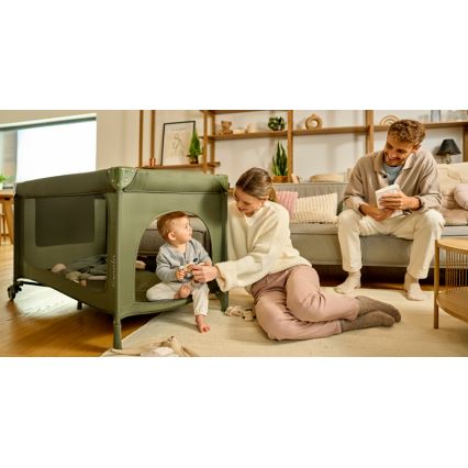 Lionelo - Reisbedje JASMIN EASY FOLD Olijfgroen