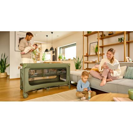 Lionelo - Reisbedje JASMIN EASY FOLD Olijfgroen