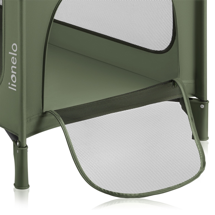 Lionelo - Reisbedje JASMIN EASY FOLD Olijfgroen