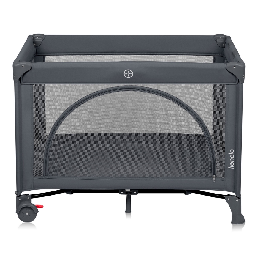 Lionelo - Reisbedje LAURA Grijs Beton