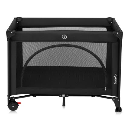 Lionelo - Reisbedje LAURA Zwart Carbon