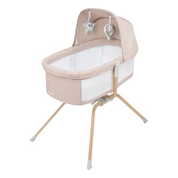 Lionelo - Reisbedje MALIN EVO Beige Naturel