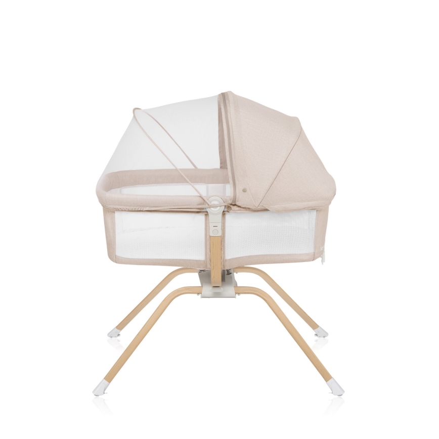 Lionelo - Reisbedje MALIN EVO Beige Naturel