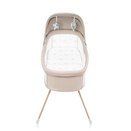 Lionelo - Reisbedje MALIN EVO Beige Naturel