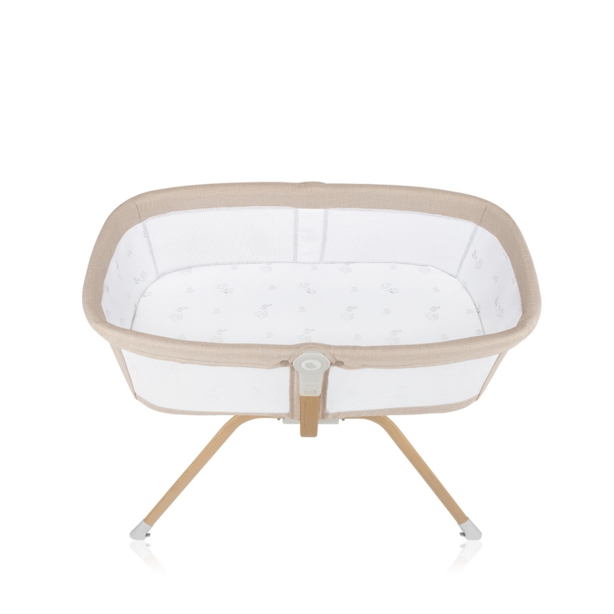 Lionelo - Reisbedje MALIN EVO Beige Naturel