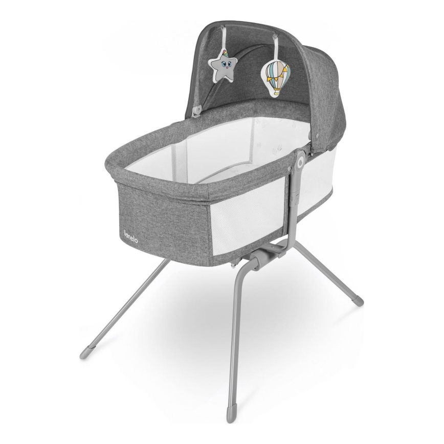 Lionelo - Reisbedje MALIN Grey Stone
