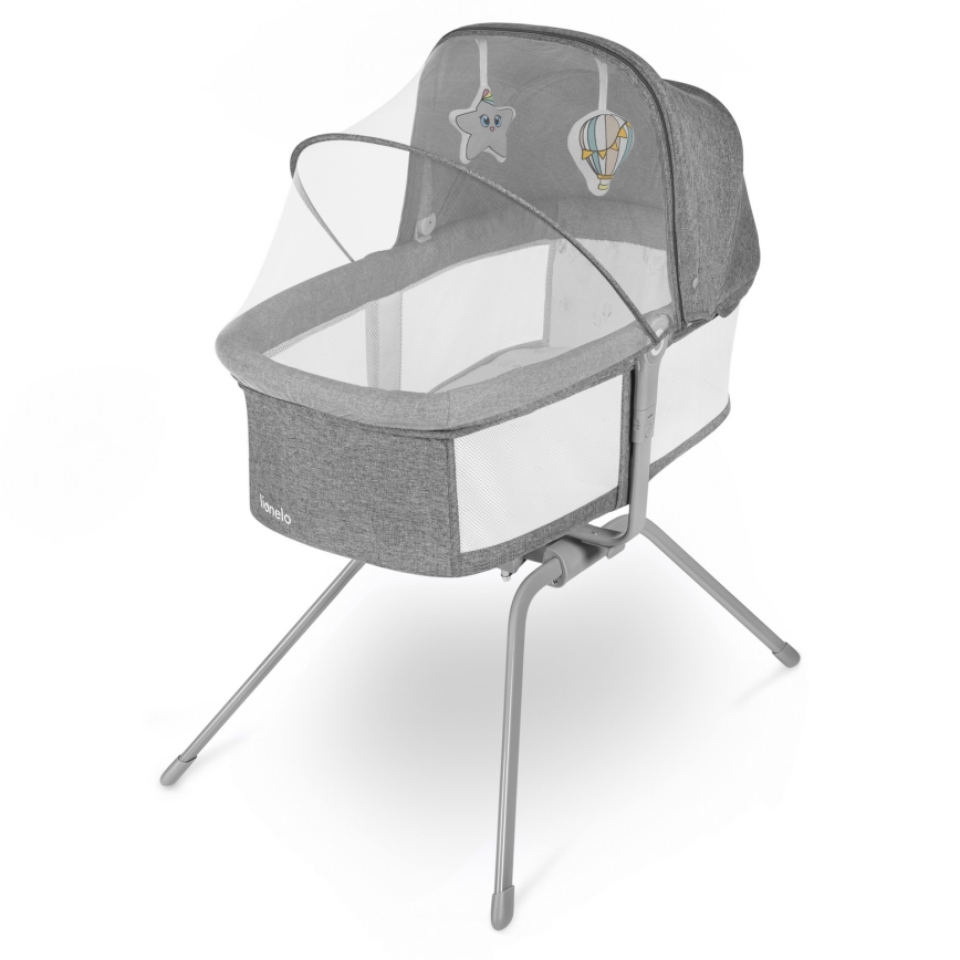 Lionelo - Reisbedje MALIN Grey Stone