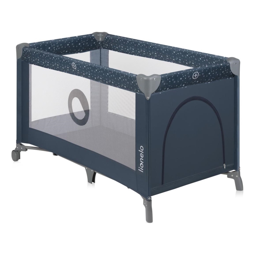 Lionelo - Reisbedje STEFI Blauw-grijs