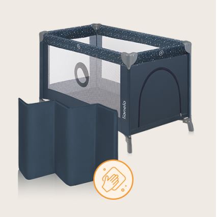 Lionelo - Reisbedje STEFI Blauw-grijs