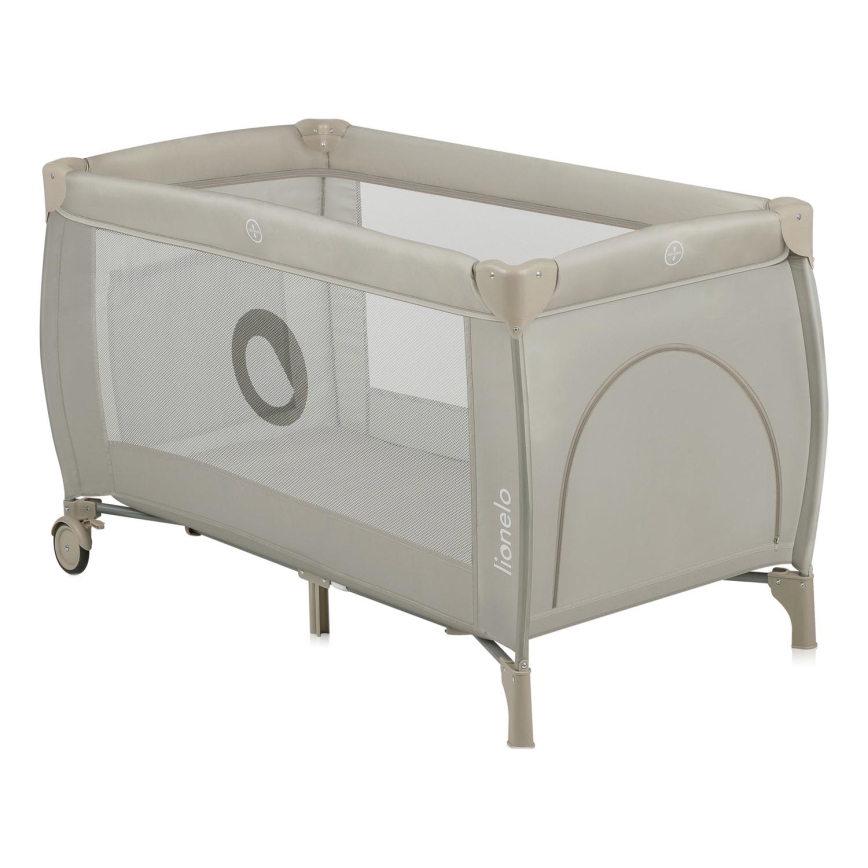 Lionelo - Reisbedje STEFI PLUS Beige Cappuccino
