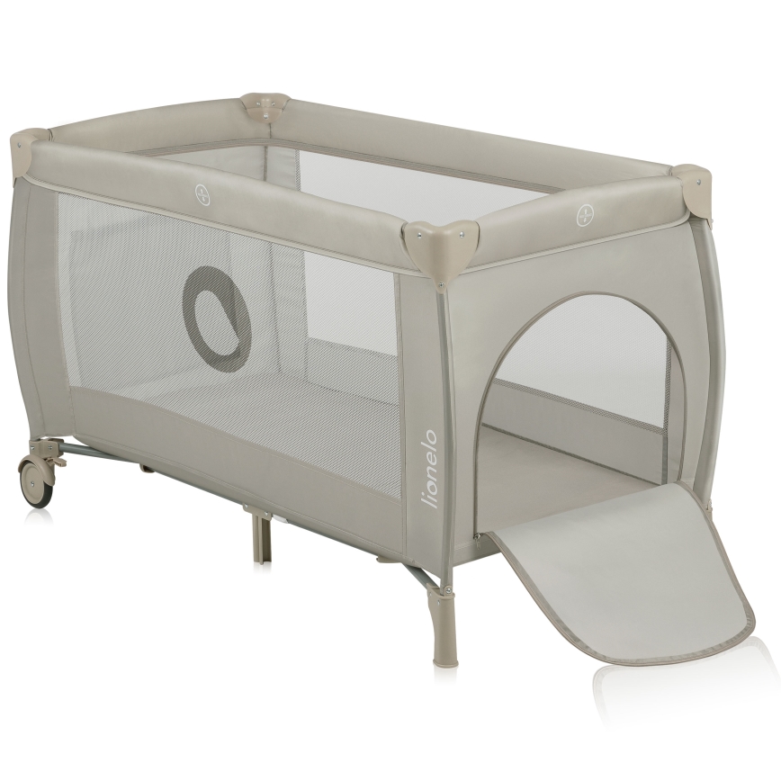 Lionelo - Reisbedje STEFI PLUS Beige Cappuccino