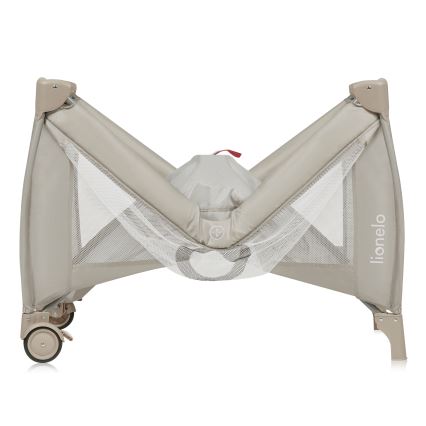 Lionelo - Reisbedje STEFI PLUS Beige Cappuccino