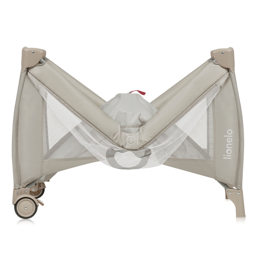 Lionelo - Reisbedje STEFI PLUS Beige Cappuccino