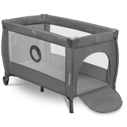 Lionelo - Reisbedje STEFI PLUS Grey Multicolor