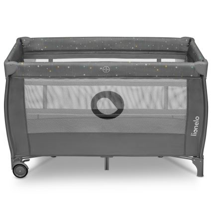 Lionelo - Reisbedje STEFI PLUS Grey Multicolor