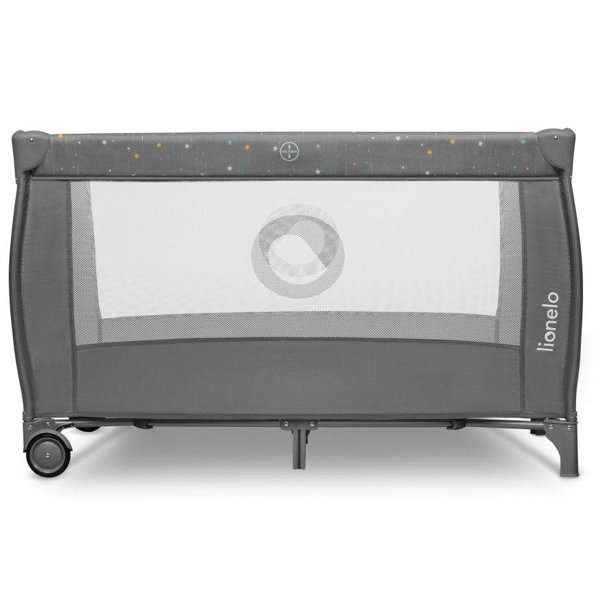 Lionelo - Reisbedje STEFI PLUS Grey Multicolor