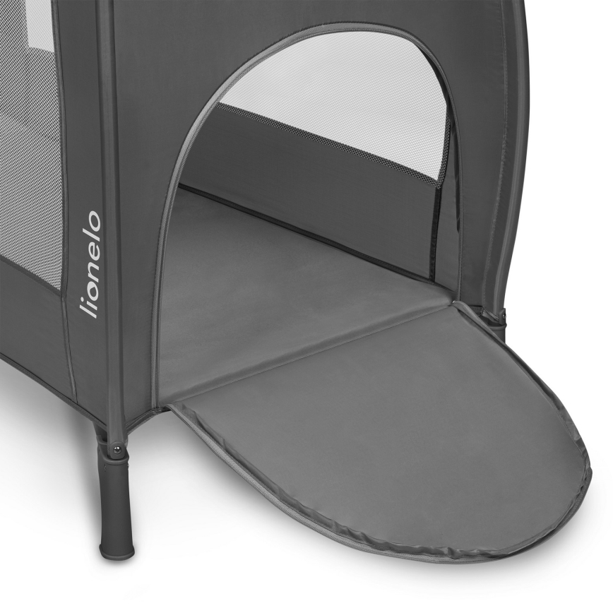 Lionelo - Reisbedje STEFI PLUS Grey Multicolor