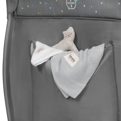 Lionelo - Reisbedje STEFI PLUS Grey Multicolor