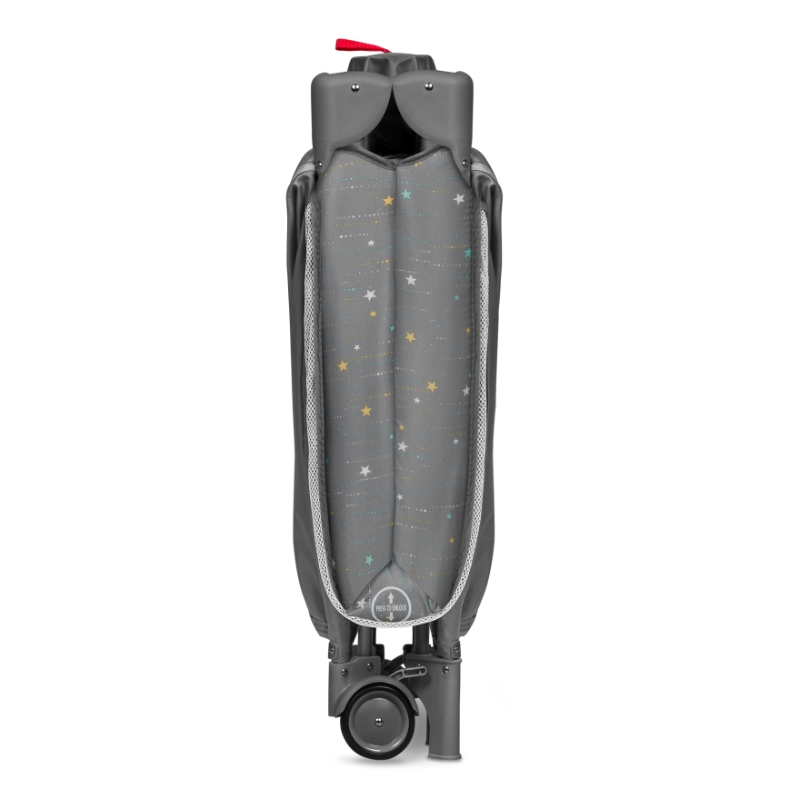 Lionelo - Reisbedje STEFI PLUS Grey Multicolor