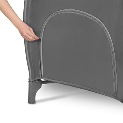 Lionelo - Reisbedje STEFI PLUS Grijs/Wit